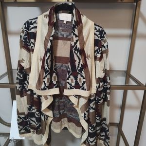 Skies Are Blue Aztec Cardigan size large
